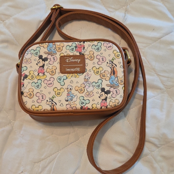 Loungefly Handbags - Loungefly Disney Character Print Crossbody Bag